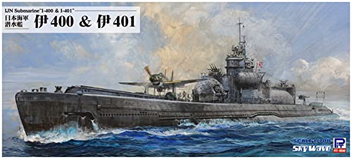 ピットロード 1/700 スカイウェーブシリーズ 日本海軍 潜水艦 伊400 & 伊401 プラモデル W243 成型色