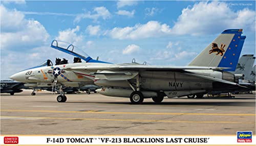 ハセガワ 1/72 アメリカ海軍 F-14Dトムキャット VF-213 ブラックライオンズ ラストクルーズ プラモデル 02406