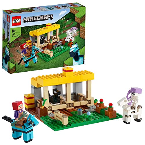レゴ(LEGO) マインクラフト 馬小屋 21171 おもちゃ ブロック プレゼント テレビゲーム 動物 どうぶつ 男の子 女の子 8歳以上