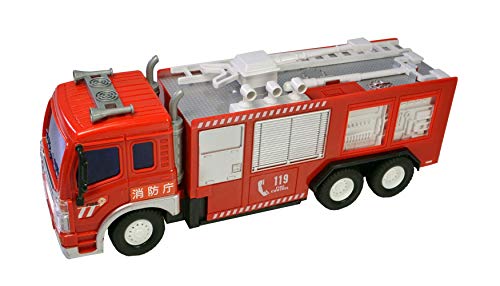 童友社 はたらく車両 化学消防車 電動ラジオコントロール WT-EF-1-3480 レッド