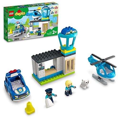 レゴ(LEGO) デュプロ デュプロのまち けいさつしょとヘリコプター 10959 おもちゃ ブロック プレゼント幼児 赤ちゃん 警察 けいさつ ヘリ