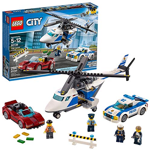 レゴ (LEGO) シティ ポリスヘリコプターとポリスカー 60138 ブロック おもちゃ 男の子 車