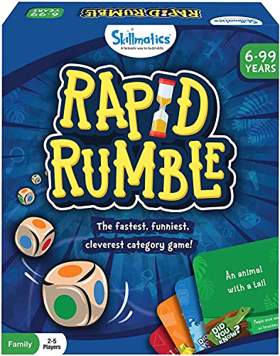 Skillmatics Board Game: Rapid Rumble Gifts for 6 Year Olds and Up Educational and Clever Category Game Games for