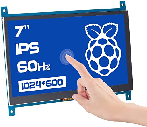 SunFounder Raspberry Pi 7インチHDMI 1024×600 IPS LCDタッチスクリーンモニター,Raspberry Pi 4, 3B,2B,1B +,低消費電力,Windows容量
