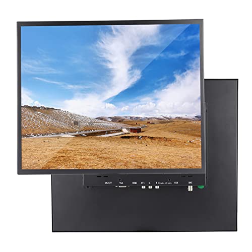 タッチスクリーンポータブルモニター、19インチ1280x1024 HDMI VGA AV BNC USB WLED PC、CCTV、ビデオカメラ、TV、ドローン、Raspbeipaな