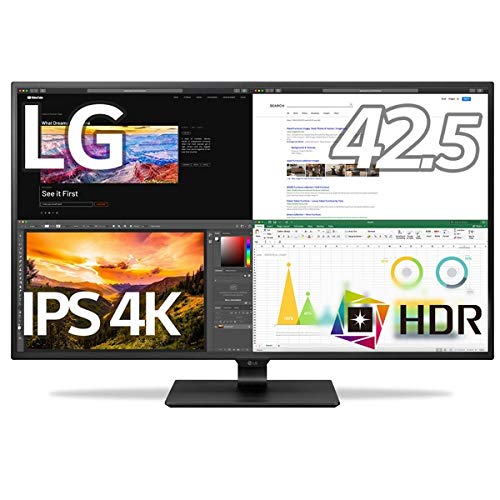 LG モニター ディスプレイ 43UN700-BAJP 42.5インチ/4K/HDR対応/IPS非光沢/HDMI×4,DP,USB Type-C/スピーカー(10W×2)/ブルーライト低減