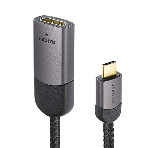 USB C to HDMI Adatper - 4K 60Hz - 24K Gold Plated Connectors, USB 3.1 & Thunderbolt 3 Compatible with MacBook Pro, iPad