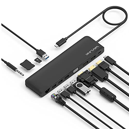 ※他店舗と在庫併用の為、品切れの場合は、ご容赦ください。【12-in-1 USB-C 多機能ドッキング】：2つのUSB 3.0ポート、2つのUSB 2.0ポート、1つのHDMIポート、1つのVGAポー