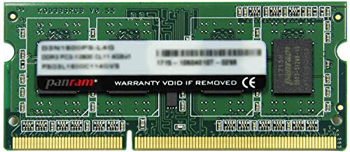 CFD販売 Panram ノートPC用 メモリ DDR3-1600 (PC3-12800) 4GB×1枚 1.35V対応 SO-DIMM 無期限 相性 D3N1600PS-L4G