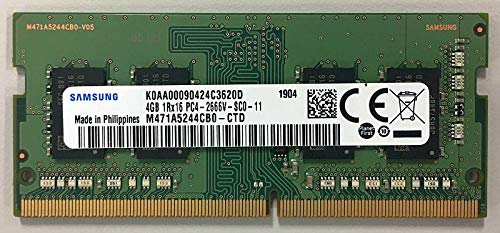 サムスン PC4-21300 DDR4-2666 4GB ノートPC用メモリ 260pin SO-DIMM M471A5244CB0-CTD