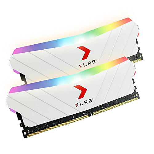 PNY DDR4-3200MHz デスクトップPC用 メモリ XLR8シリーズ 16GB [8GB×2枚] MD16GK2D4320016XRGBW MM7303