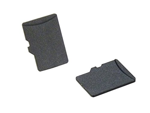テクノベインズMicroSD/MicroSDHC/MicroSDXCタイプ メモリカード microsdカード キャップ スロットカバー用ダミーカード(黒) 6個/パック