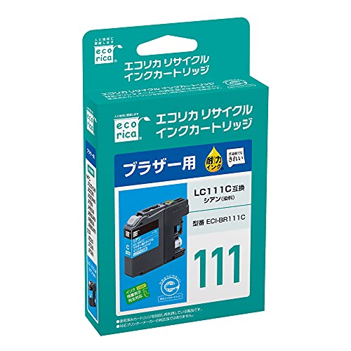 ※他店舗と在庫併用の為、品切れの場合は、ご容赦ください。【種類】リサイクルインク 【対応メーカー】ブラザー 【カラー】シアン【適合機種】DCP-J552N / DCP-J557N / DCP-J752