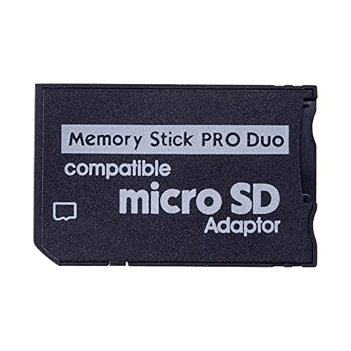 Iesooy PSPメモリーカード変換器 Micro SDからメモリースティック PRO Duo Magic Gateカード PSP カメラ ハンディカム