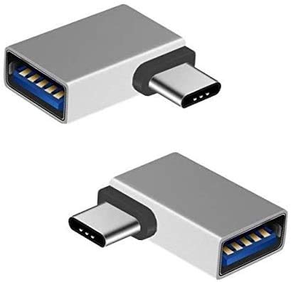 Access 2個セット Ｌ字型 USB-C → USB 3.0 アダプタ USB Type C (サンダーボルト 3 対応) USB A 3.0 (メス) コネクタ コンバーター 直