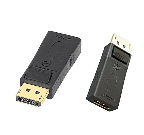DisplayPort → HDMI 変換コネクタ displayport hdmi ケーブル必要なし 持ち運び便利 DisplayPort-HDMI変換アダプタ DisplayPortディスプ