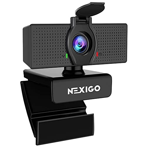 NexiGo webカメラ N60 1080P ウェブカメラ マイク内蔵 プライバシーカバー付き USBコンピューターカメラ 110度広角 プラグアンドプレイ Z