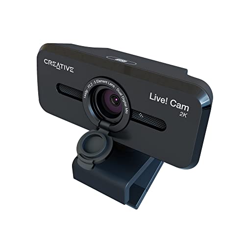 Creative Live! Cam Sync V3 ワイドアングル 2K QHD 4x デジタルズーム デュアルマイク搭載 ウェブカメラ LC-SYNCV3