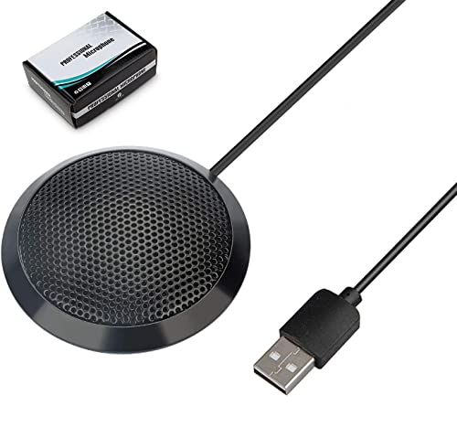 pc マイク usb マイク マイクロホン 卓上マイク usb会議高感度 360°全指向性 拡張可能 小型集音マイク ビデオチャット VoIP通話対応 集
