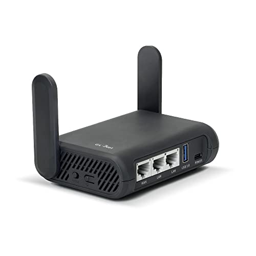 GL.iNet GL-A1300 Slate Plus ルーター VPN トラベル 無線 ギガビットLAN セキュリティ対策 デュアルバンドAC1300 867Mbps(5GHz) + 400Mb