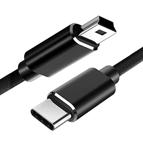 タイプCオス - miniBオス USB 2.0 ケーブル, SKZIRI USB C Mini Bケーブル USB コーデータ転送と充電同期 デジカメ ポータブルHDD MP3/MP
