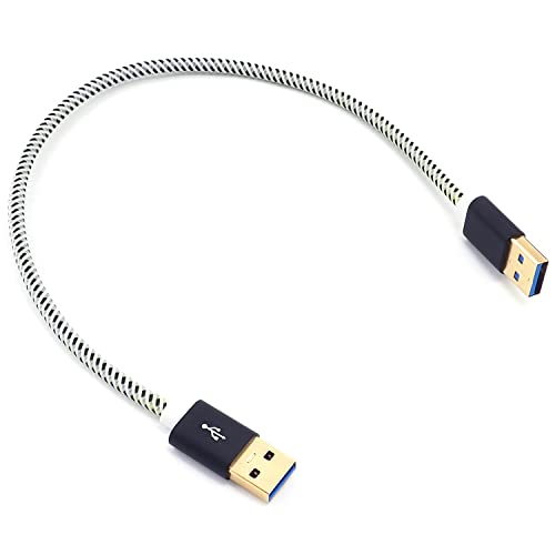 ※他店舗と在庫併用の為、品切れの場合は、ご容赦ください。USB3.0 USB3.2 Gen1 5Gbps 短いUSB-Aケーブル全長 約30cm(端子含む) ケーブル長 約28cm(端子含まず)ハード