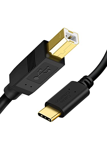 USB C プリンター ケーブル，1M CableCreation USB C にプリンター ケーブル USB C to B、スキャナー ケーブル プリンター ケーブル USB