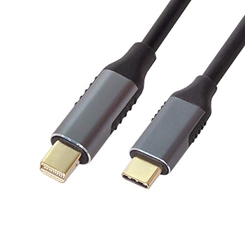 Xiwai USB 3.1 Type C USB-CソースからMini DisplayPort DPディスプレイオス 4Kモニターケーブル ノートパソコン用 1.8m