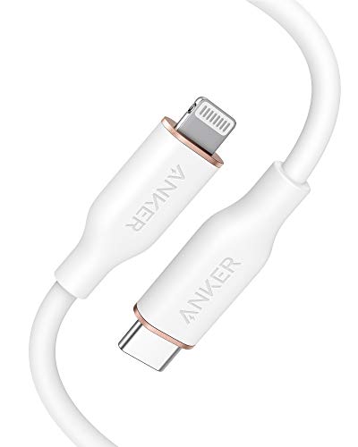 Anker PowerLine ?V Flow USB-C & ライトニング ケーブル MFi認証 Anker絡まないケーブル USB PD対応 シリコン素材採用 iPhone 14 / 14 P