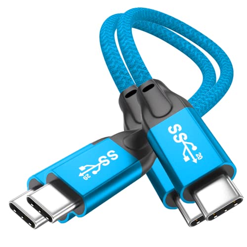 UseBean USB C & USB Cケーブル0.2M(2本セット)USB 3.2 Gen 2X2 20Gbpsデータ転送PD対応100W超急速充電USB Type-Cケーブル,4K/60Hz映像出