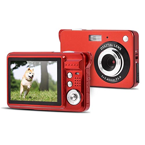 コンパクトデジタルカメラ VBESTLIFE 笑顔キャプチャ機能 5MPフル HD ビデオカメラ 8X自動デジタルズーム 2.7インチTFT LCEスクリーン Wi