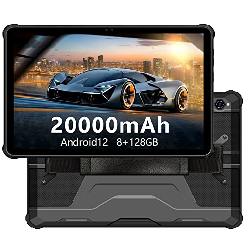 20000mAh大電池タブレット10.1インチ Android 12 OUKITEL RT2 タブレットアンドロイド防水防塵耐衝撃、8コア 8GB+128GB（1TBまで拡張可能