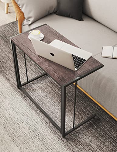 サイドテーブル 折りたたみテーブル 幅80×奥行40×高さ65cm ソファーサイドテーブル 工具不要 組立簡単 パソコンデスク シンプルワーク