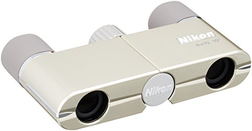 Nikon 双眼鏡 遊 4X10D CF ダハプリズム式 4倍10口径 シャンパンゴールド 4X10DCF (日本製)