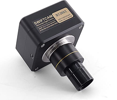 SWIFT USB顕微鏡カメラ 20MP 顕微鏡用デジタルカメラHD CCD Cマウント CMOS Windows/Mac/Linux対応 USB3.0 2000万画素 Swiftcam SC2003-C