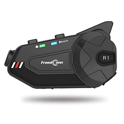 バイク用インカム FreedConn R1 Plus バイク インカム カメラ付き[改善された] 1080P ループ録画 カメラ付きインターホン Bluetooth WiFi